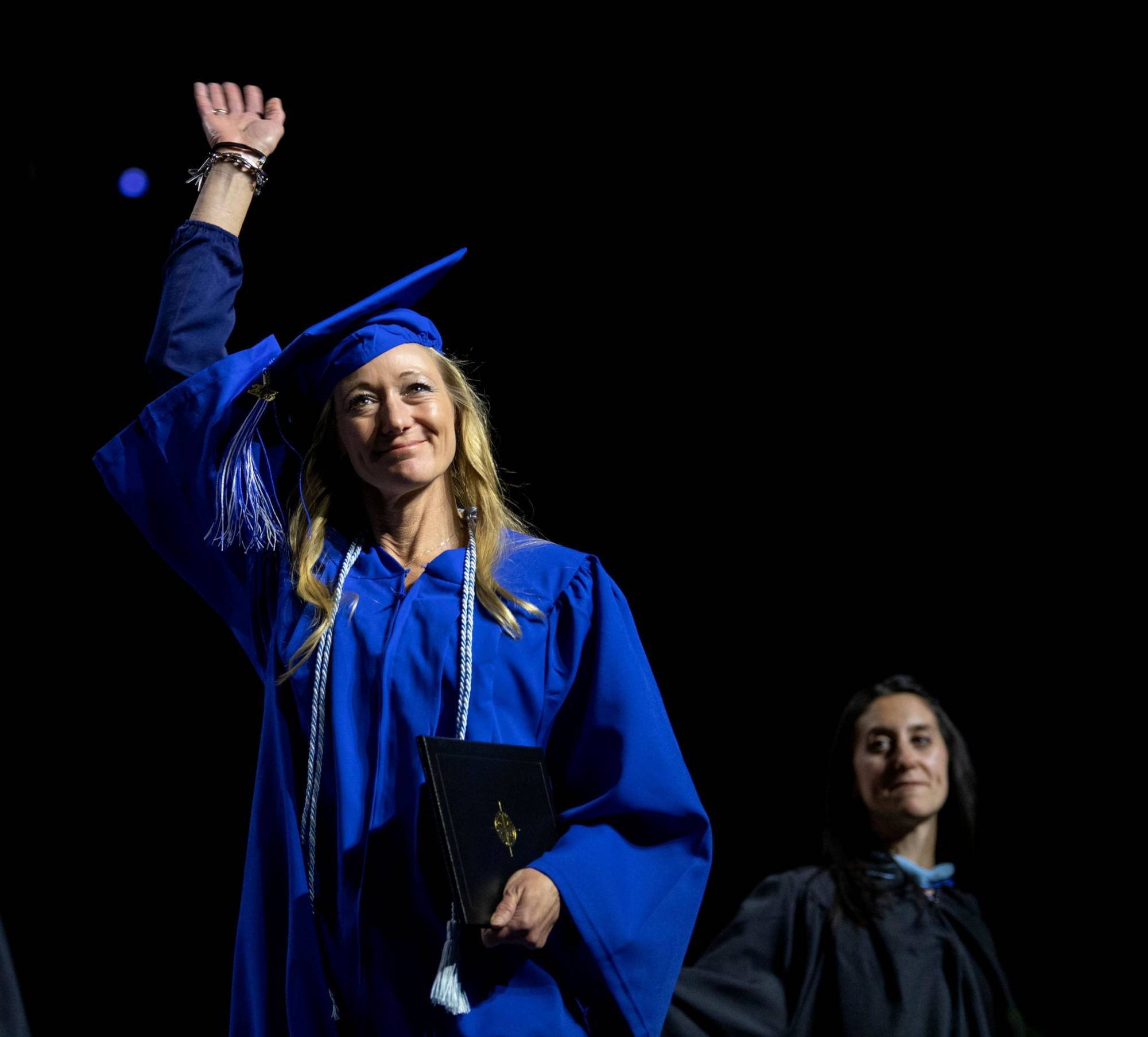 Photo of adult learner graduating